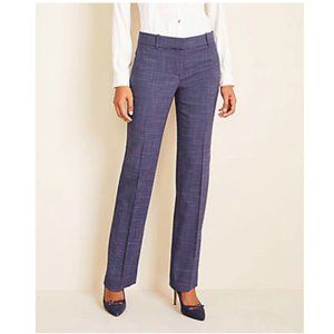 THE PETITE STRAIGHT PANT IN CROSSHATCH